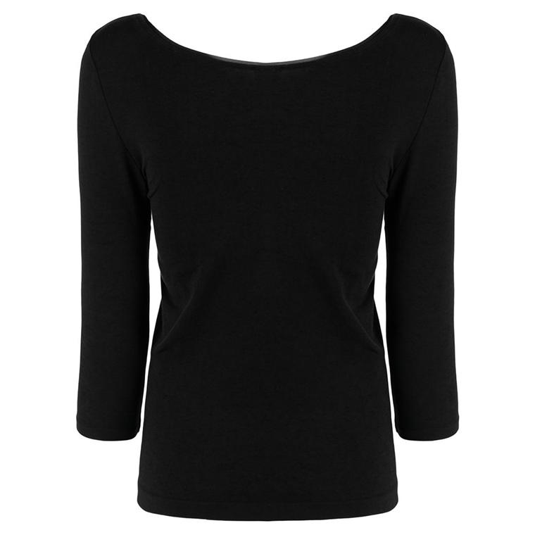 Wolford Cordoba Top Long Sleeve, Sort